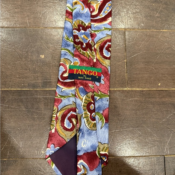 Max Raab Tango Colorful Floral Patterned Tie - Picture 4 of 5